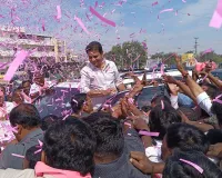 షాద్ నగర్ లో కేటీఆర్ కు ఘన స్వాగతం పలికిన బిఆర్ఎస్ నేతలు