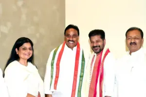 BRS MP AND MLA Joined Congress I కాంగ్రెస్ లో చేరిన బీఆర్ ఎస్ ఎంపీ, ఎమ్మెల్యే.. కేసీఆర్ కు వరుస షాక్ లు
