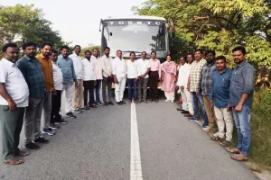 ప్రపంచ ఆక్వాకల్చర్ ఇండియా 2025 కార్యక్రమంకు బయలుదేరిన మత్స్య రైతులు, అధికారులు