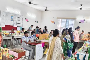 నారాయణ పాఠశాలలో ఘనంగా అకాడమిక్ ఫెయిర్ కార్యక్రమం